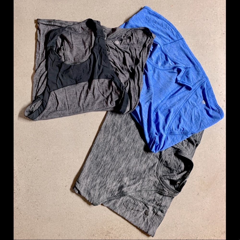 3 medium Lululemon tank tops